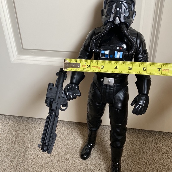 18” Star Wars Rebel Pilot Trooper Black Stormtrooper - Picture 6 of 16